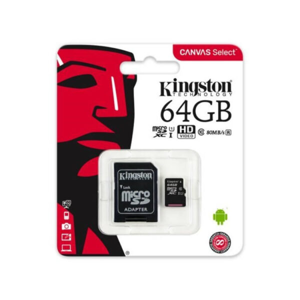 Kingston Canvas Select MicroSDXC UHS-I 64GB